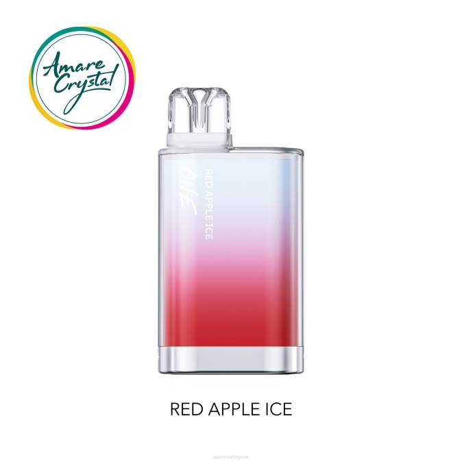 SKE Pods UK - Red Apple Ice Amare Crystal One Disposable Vape SKE 2B2V29