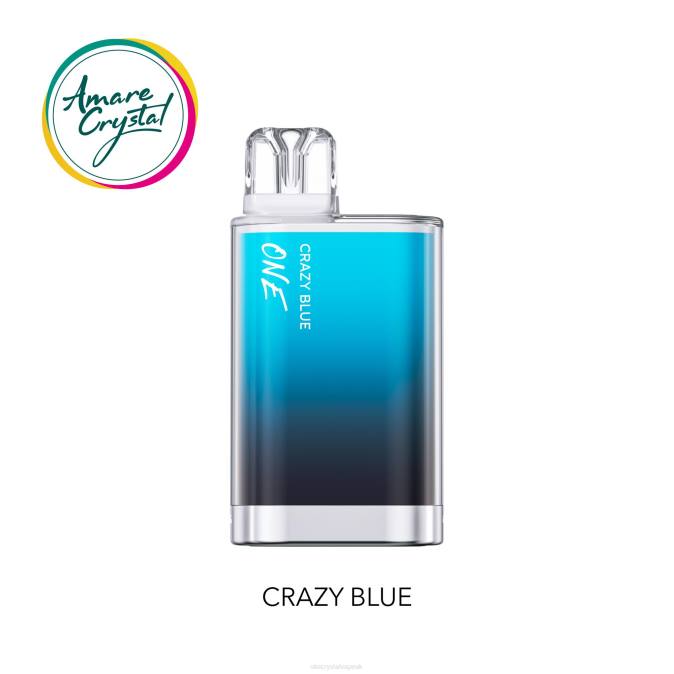 SKE Vape Review - Crazy Blue Amare Crystal One Disposable Vape SKE 2B2V25