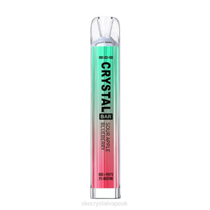 SKE Vape - Sour Apple & Blueberry Crystal Bar Disposable Vape SKE 2B2V84