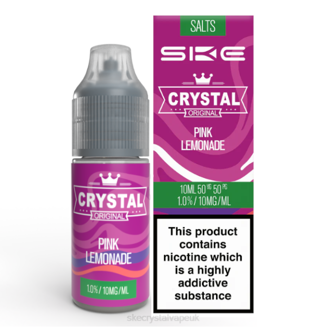 SKE Vape Flavours - Pink Lemonade Crystal Nic Salt - 10ml SKE 2B2V117