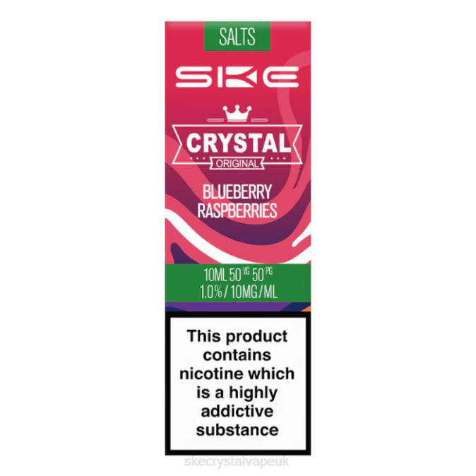 SKE Vape London - Blueberry Raspberries Crystal Nic Salt - 10ml SKE 2B2V112