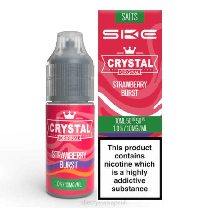 SKE Vape Pods - Strawberry Burst Crystal Nic Salt - 10ml SKE 2B2V118