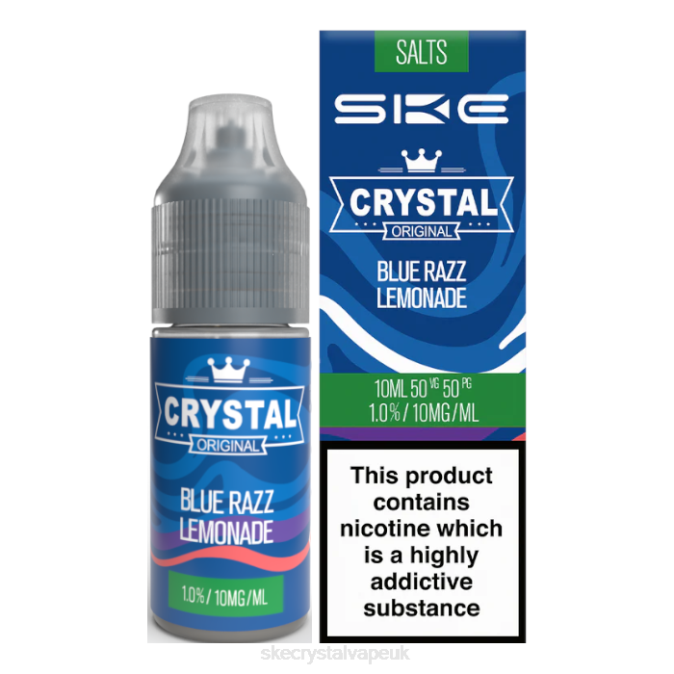 SKE Vape UK - Blue Razz Lemonade Crystal Nic Salt - 10ml SKE 2B2V111