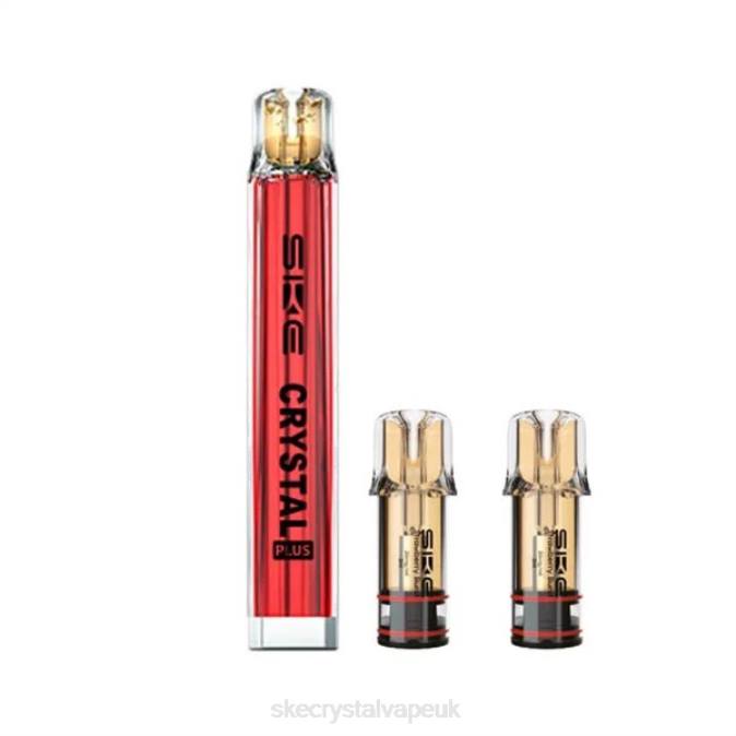 SKE Vape London - Red Crystal Vapes Plus Pod Kits SKE 2B2V2