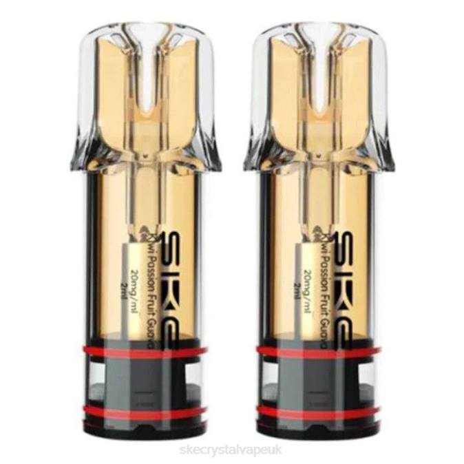 SKE Vape London - Kiwi Passion Fruit Guava Crystal Vapes Plus Pods SKE 2B2V12